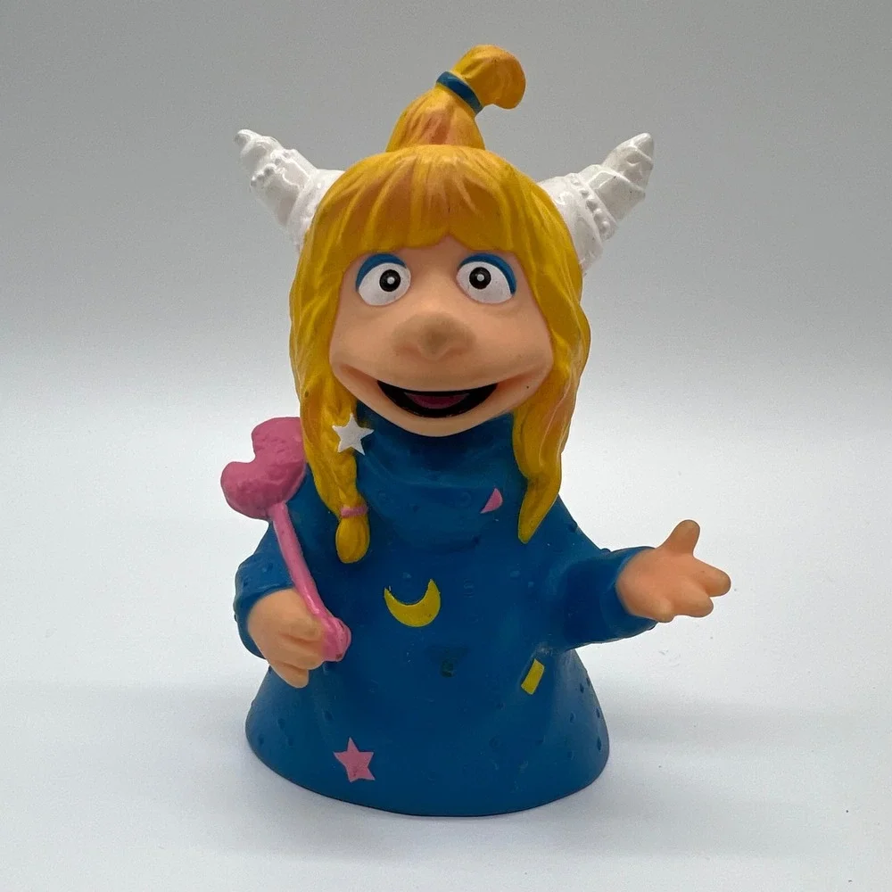 Vtg 1990 Eureeka's Castle Eureeka Rubber Hand Puppet Figure 90s Toy Pizza Hut